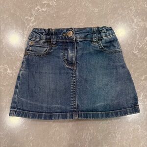 Mini Boden Denim Mini Skirt size 3-4